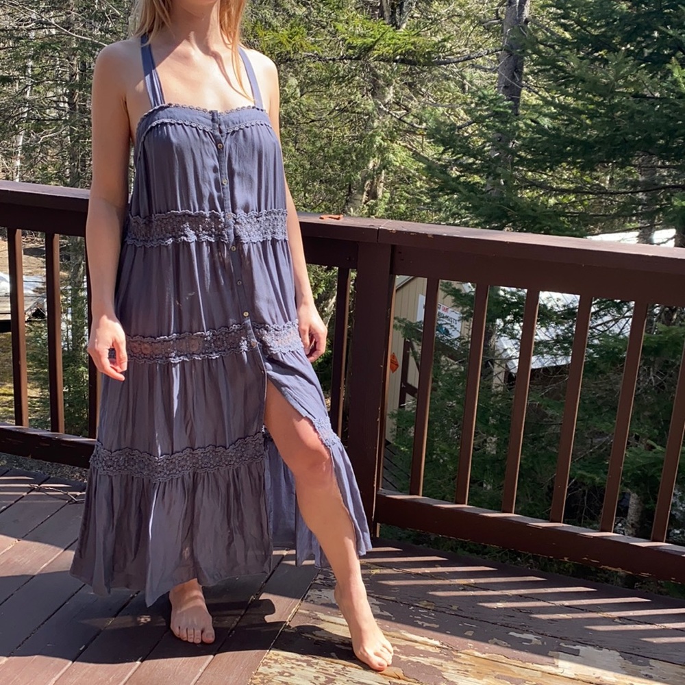 Free People slit dress